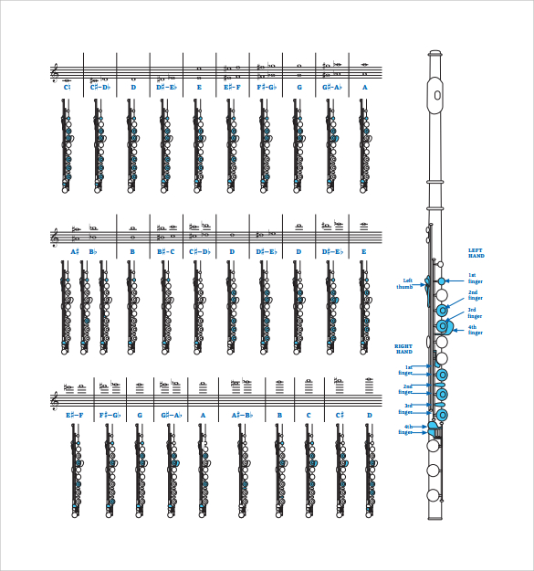 sample pdf flute fingering chart