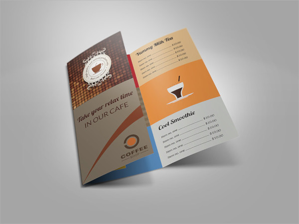 resturant brochure example