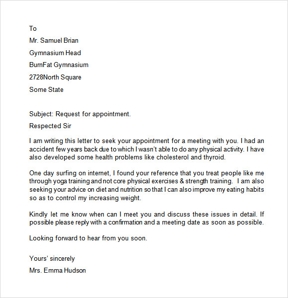 FREE 11 Appointment Letter Templates In Google Docs MS Word Pages