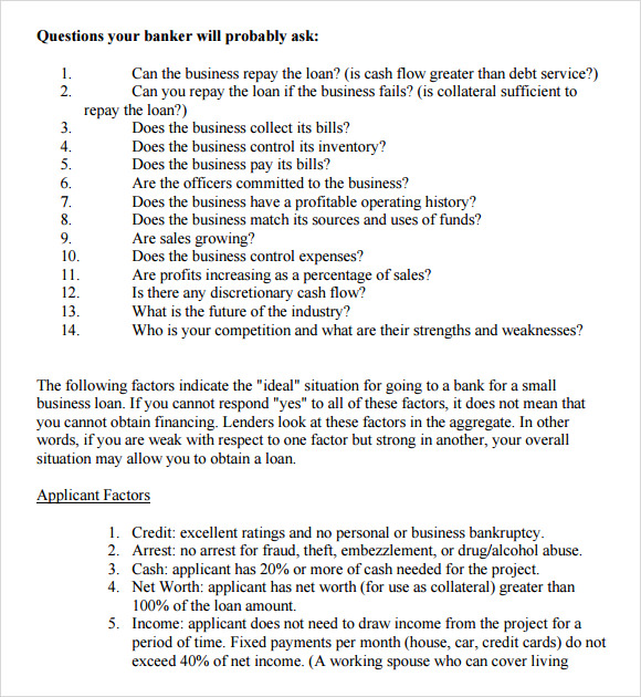 Small Business Risk Assessment Template