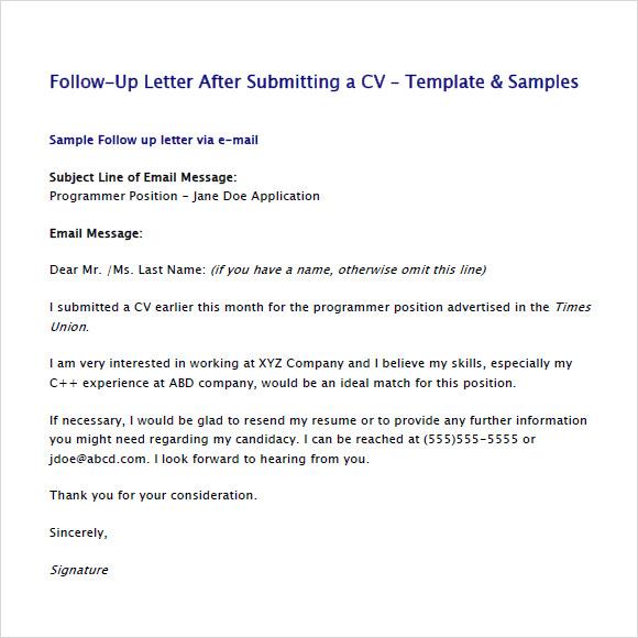 free 5  sample follow up emails in examples  format