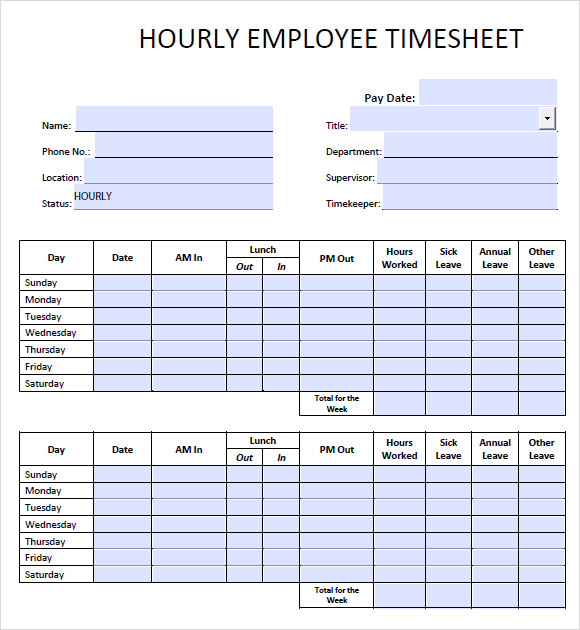 Excel daily attendance template