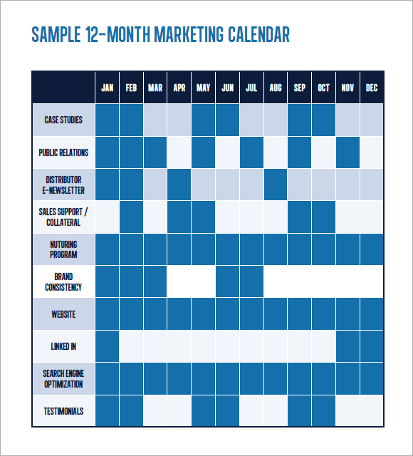 market smart b2b marketing calendar