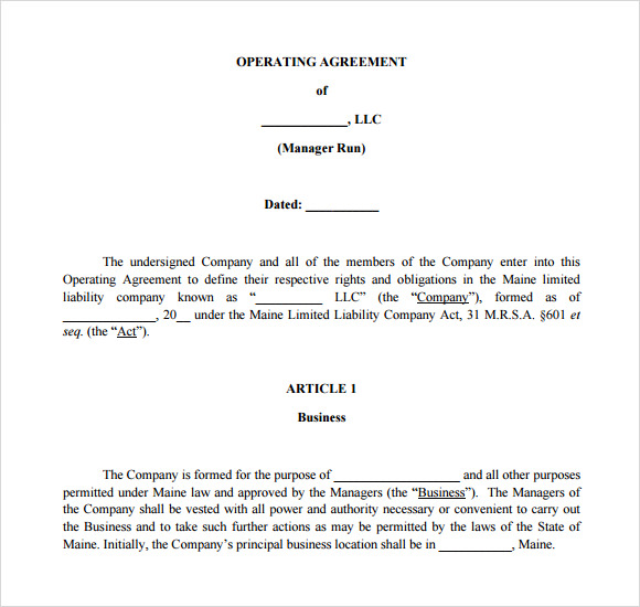 Best Templates S Corp Operating Agreement Gtld World Congress