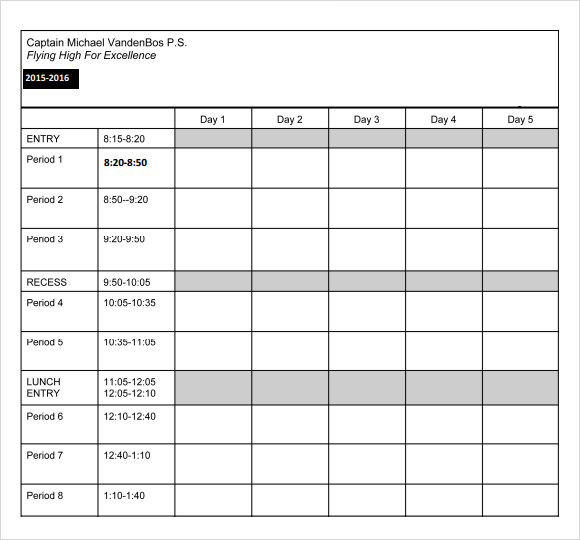 8 Agenda Planner Templates – Free Samples , Examples & Format | Sample ...