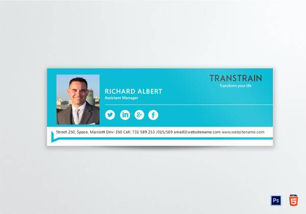 training institute email signature template