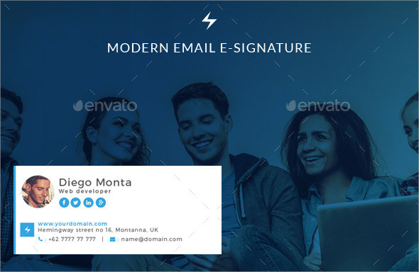 email signature design psd