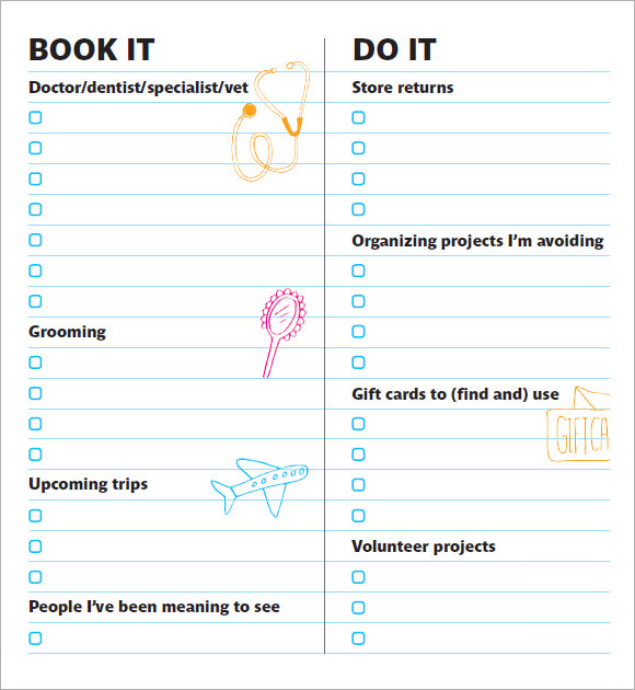 to do list pdf