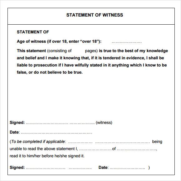 witness statement pdf