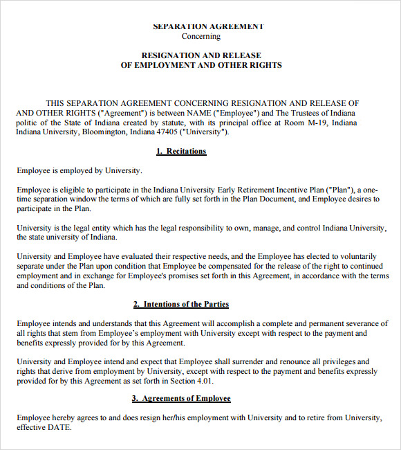 severance agreement pdf