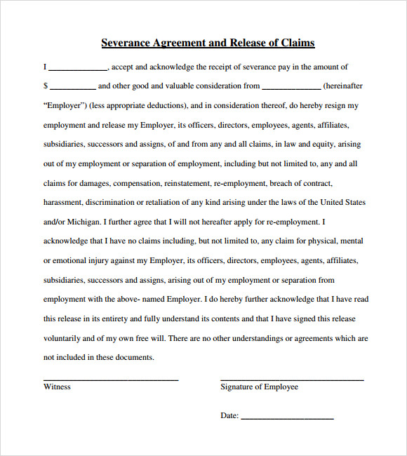 executive severance agreement