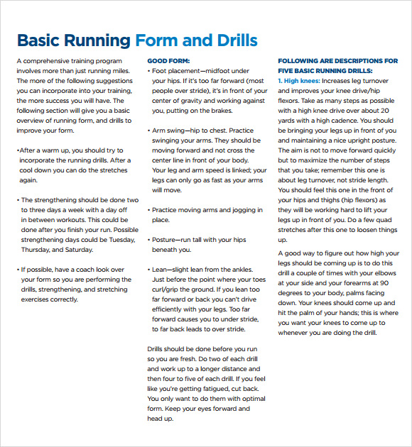 basic running form