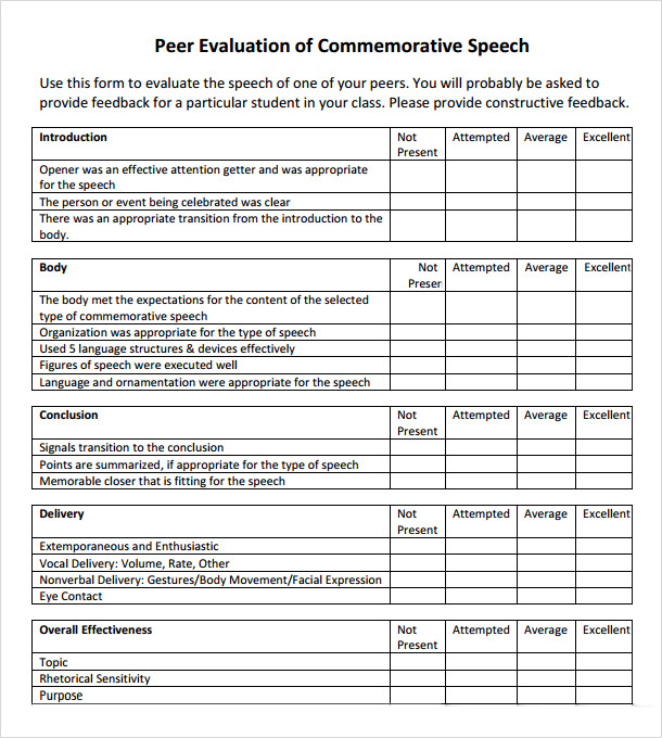 7 Commemorative Speech Examples for Free Download  Sample 