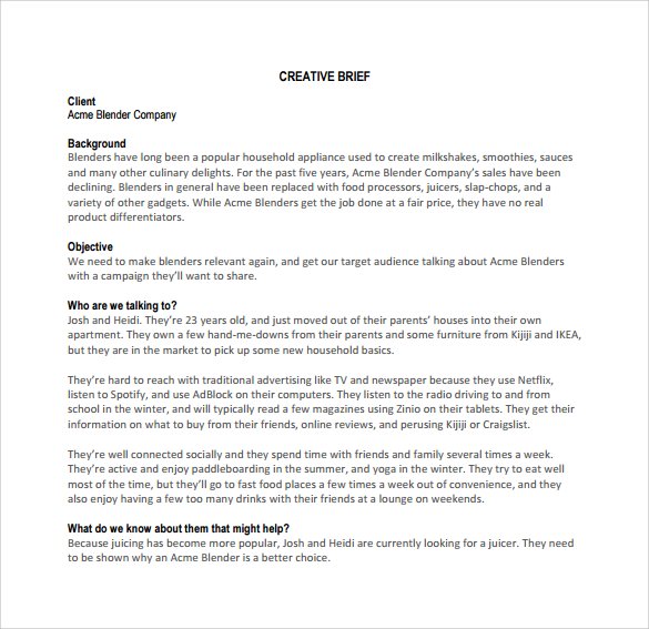 sample-creative-brief-objectives-the-ultimate-creative-brief-template