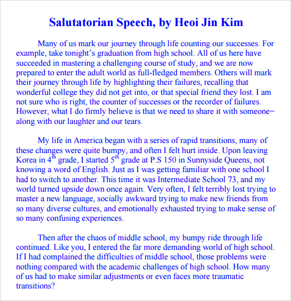 9-salutatorian-speech-samples-pdf-sample-templates