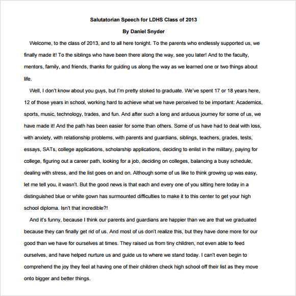 senior salute essay examples