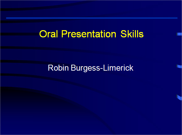 presentation skills training ppt