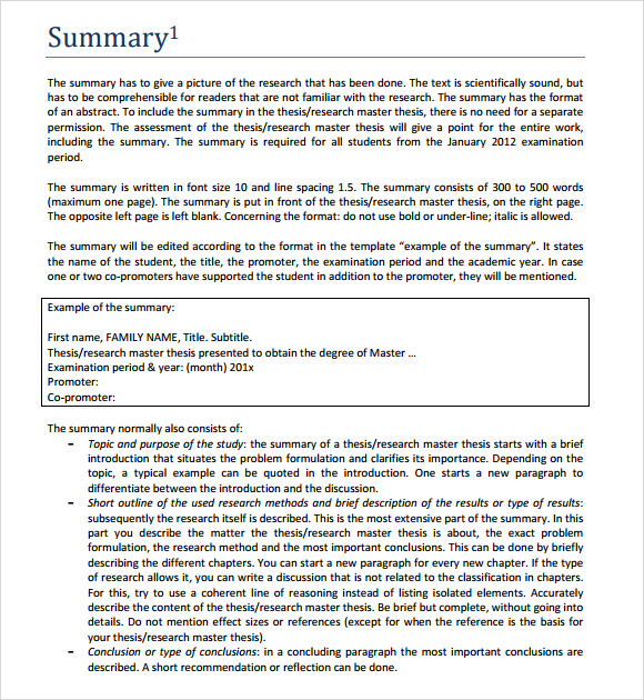 32 How To Write A Chapter Summary AshleeCorry