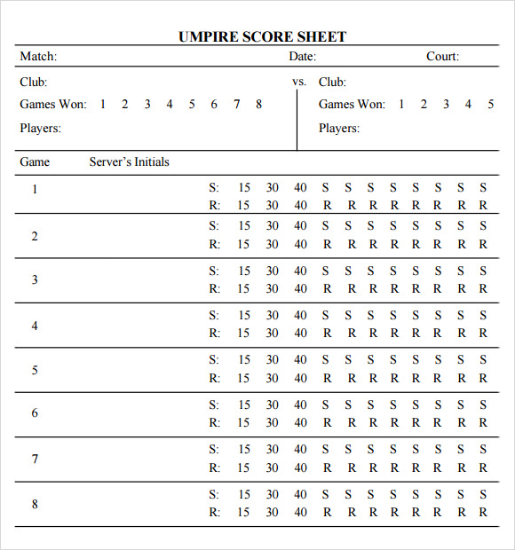 tennis score sheet pdf