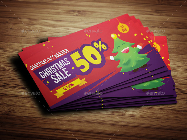 creative christmas gift voucher