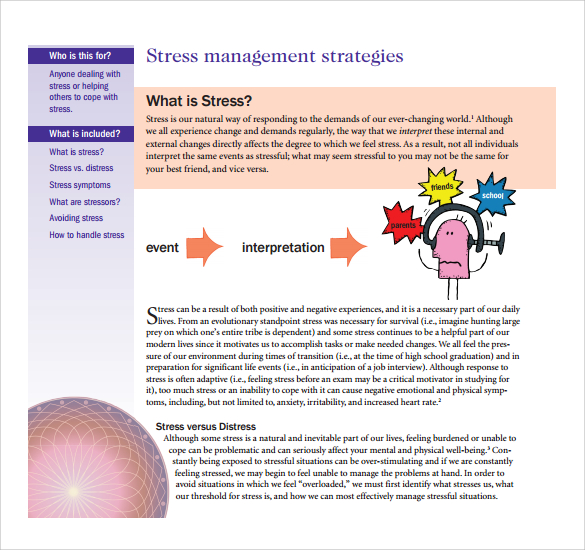 stress management pdf free download