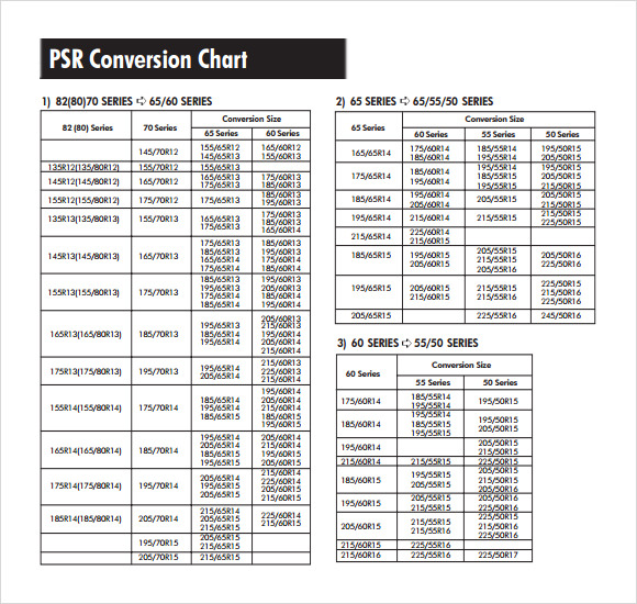 tire conversion chart format