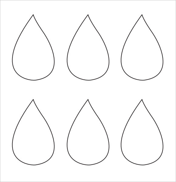 FREE 9 Sample Raindrop Templates In PDF EPS