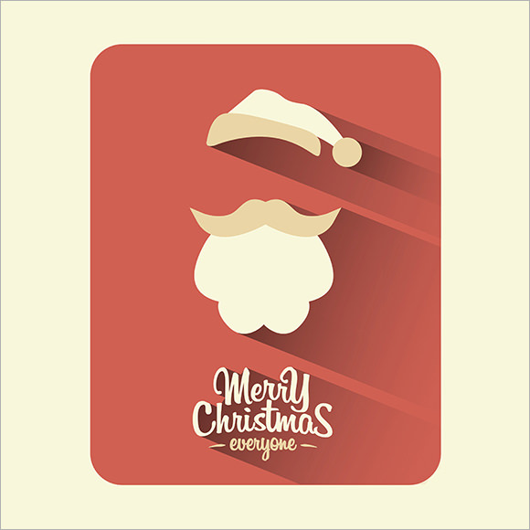 christmas poster template vector