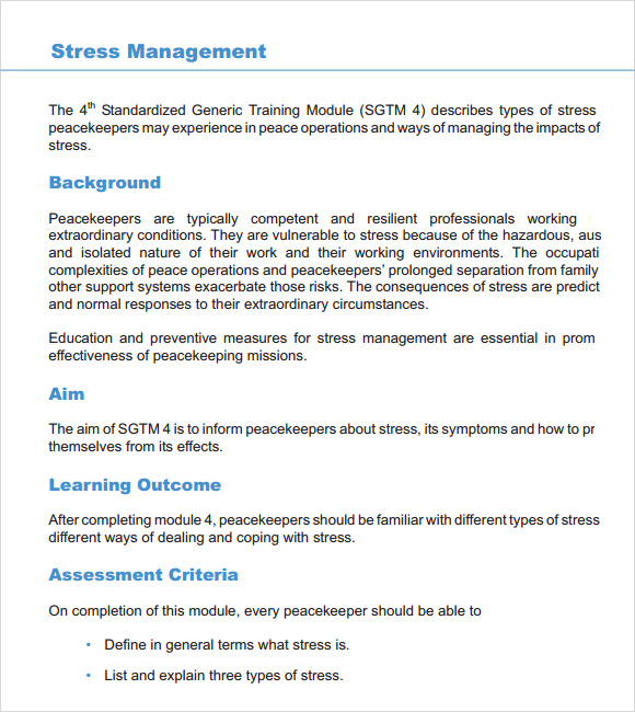 stress management free pdf