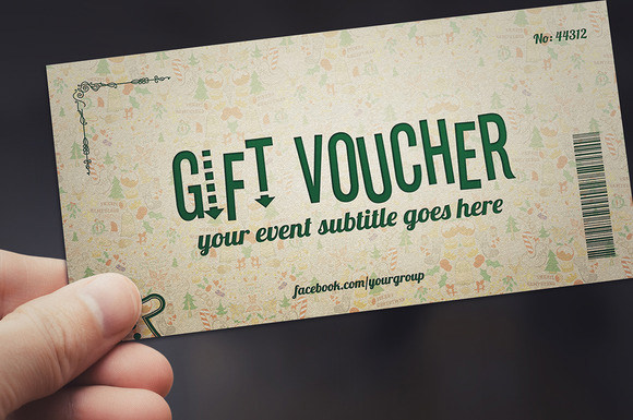 christmas gift voucher template download