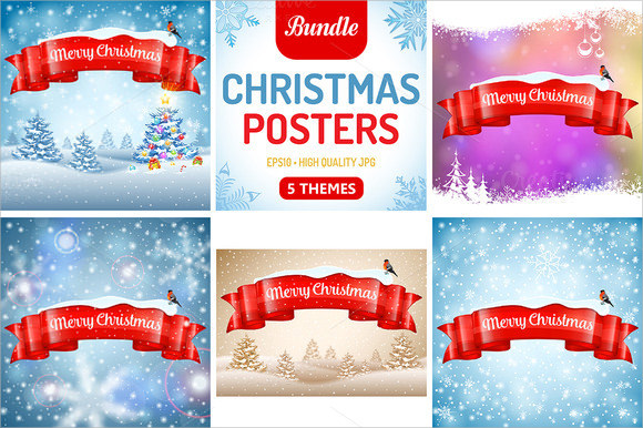 download christmas poster template
