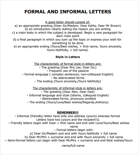 Official Letter In English from images.sampletemplates.com