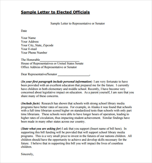 FREE 7+ Official Letter Templates in PDF | MS Word