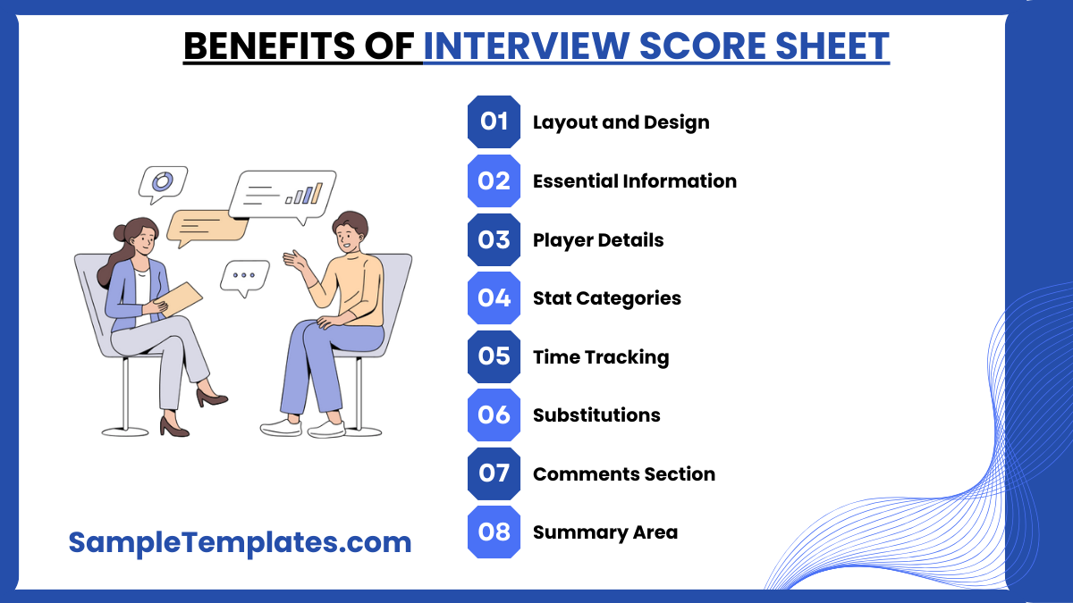 benefits of interview score sheet