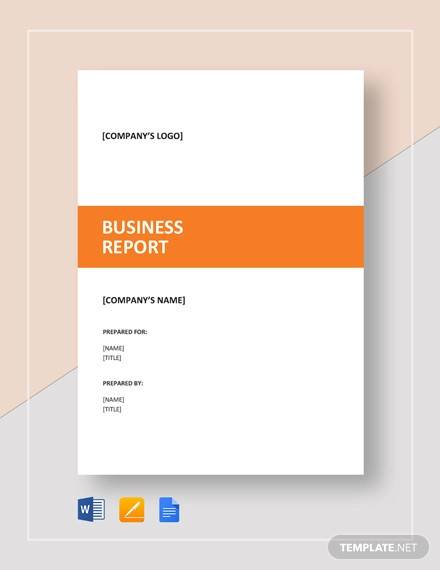 FREE 34+ Sample Report Writing Format Templates in PDF Formal Business Report Sample