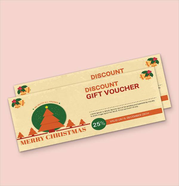 christmas discount gift voucher