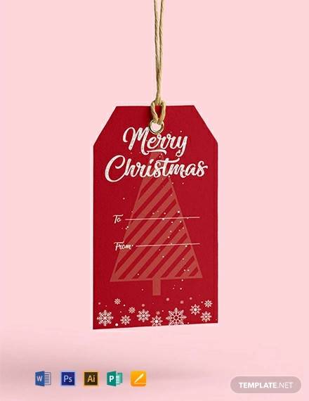 free christmas tag template1