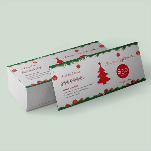 free christmas voucher template