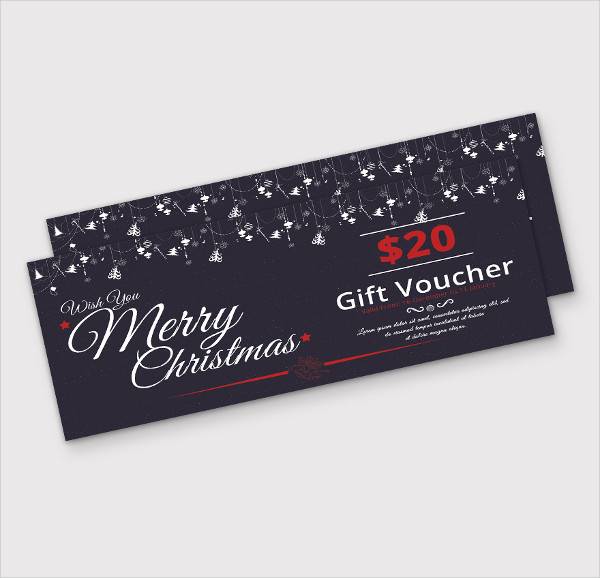 generic christmas gift voucher