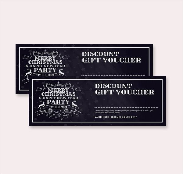 merry christmas discount gift voucher