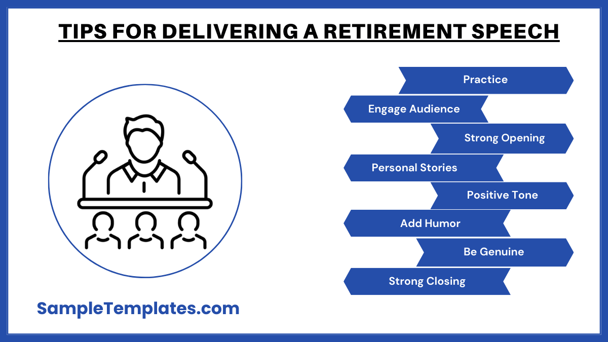 tips for delivering a retirement speech 1