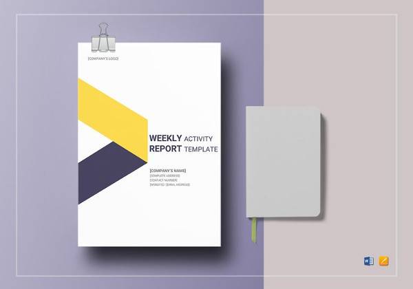 weekly activity report template