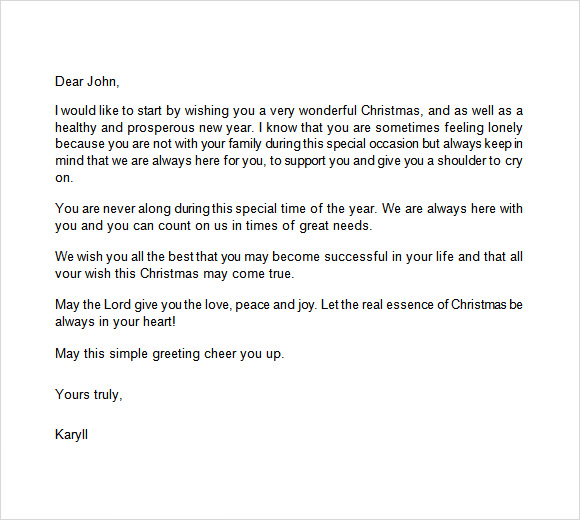 microsoft word christmas letter template