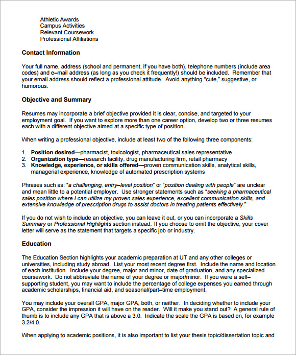 FREE 8 Sample Professional CV Templates In PDF MS Word