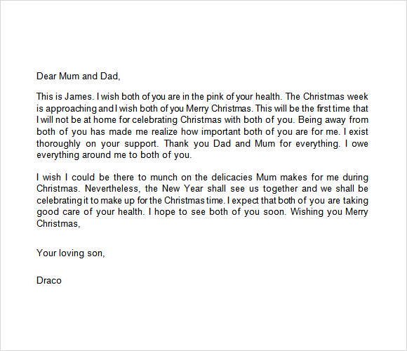 Sample Christmas Letter - 19+ Documents In PDF, Word