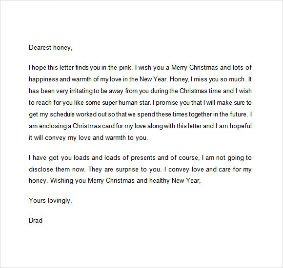 sample christmas card letter