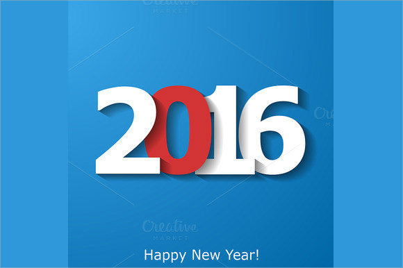 creative new year 2016 brochure template