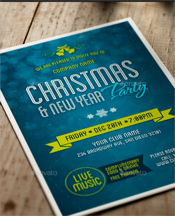 new year brochure template psd