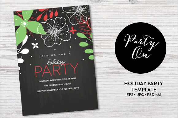 new years party invitation wording