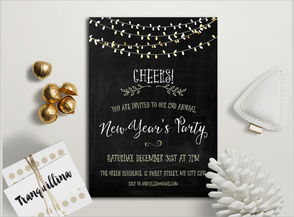 new years invitation printable